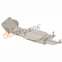 Kryt pod motor Cadillac Escalade motor: 6,2i (Automatick� p�evodovka/4x4) -- rok v�roby 2007-2014
