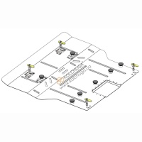 Kryt pod motor Cadillac XT-5 motor: 3.6i (Automatick� p�evodovka) -- od roku v�roby 2016-